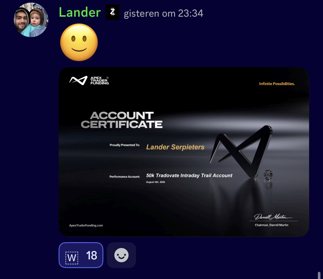 Lander, $50K funded account